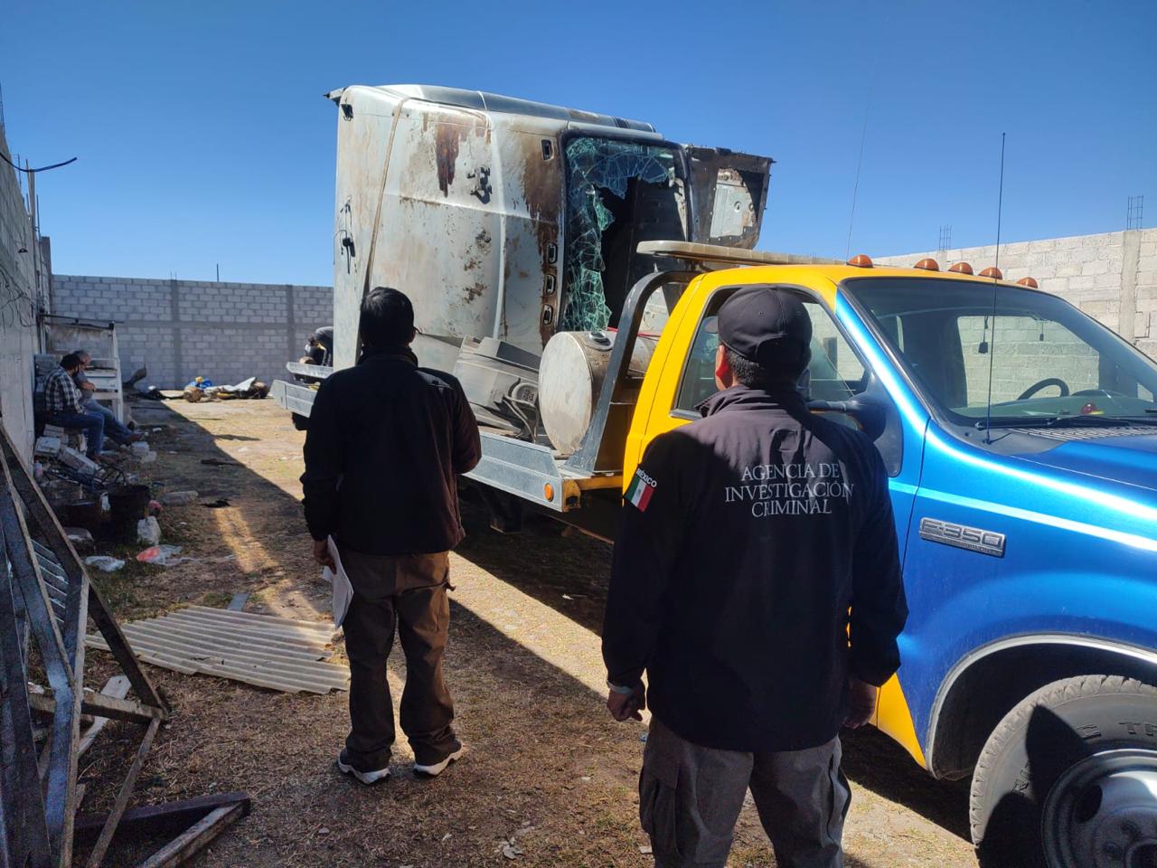 En cateo la PFM asegura un inmueble en Calpulalpan por el delito de robo de autotransporte federal